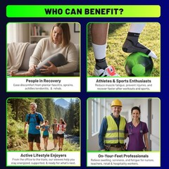 Ankle Brace Compression Sleeve Relieves Achilles Tendonitis, Joint Pain. Pla…