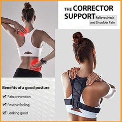 Universal Fit Upper Back Brace Adjustable For Clavicle-Support Back Pain Relief