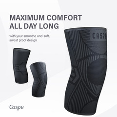 2-Pack Knee Sleeve Compression Brace Support Sport Joint Pain Arthritis Relief