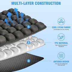 Sondor Travel Cushion, Inflatable seat Cushion, Suitable for Airplane Seats