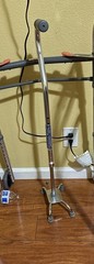 MIL MM Aluminum Adjustable Quad Cane, Large Base, Adjusts 29.5″-38.5″