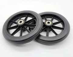Rollator walker replacement wheel,6 inch Caster Wheel,front 6 inches, Black