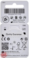 Power One Zinc p312 hearing aid battery,60 pcs pack