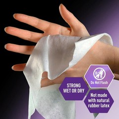 Med Pride Disposable Dry Wipes Soft & Absorbent Personal Towels for Adults 800ct