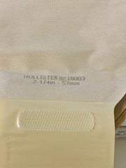 5 BOXES Hollister 18003 New Image Drainable Pouches 2-1/4″ 2BX/10EA Exp.2030/01
