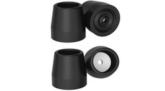 1-1/8″ Walker Tips 4 Pack Replacement Rubber Feet Non-Slip Mobility Aids