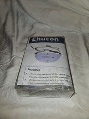 Ehucon Waterproof Shower Safety Belt, Fall Prevention, Purple/White