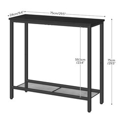 HOOBRO 29.5″ Narrow Console Table BB74XG01 – Black