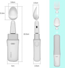 GYENNO Steady Spoon, 4.7 x 1.4 x 1.2 inches, white
