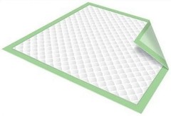 Chucks Pads, Chux Disposable Underpads 23 x 36, (50/Pack), Green