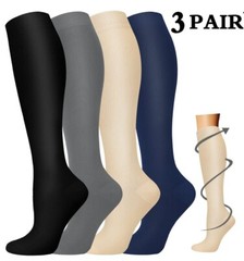 Unisex Medical Compression Socks Women Men Pressure Varicose Veins High Stocking