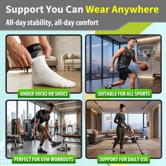 Compression Socks Ankle Brace Arch Support for Heel Pain Relief