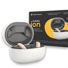 Audien ION Wireless Rechargeable OTC Hearing Aid Nearly Invisible Comfort