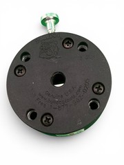 Bulldog lock with pin and green bumpers