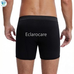 3pcs Men’s 200ml Absorbent Incontinence Briefs Washable Reusable Cotton Boxers