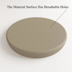 30/35/40cm Slow Rebound Foam Round Cushion Waterproof PU Leather Ergonomi