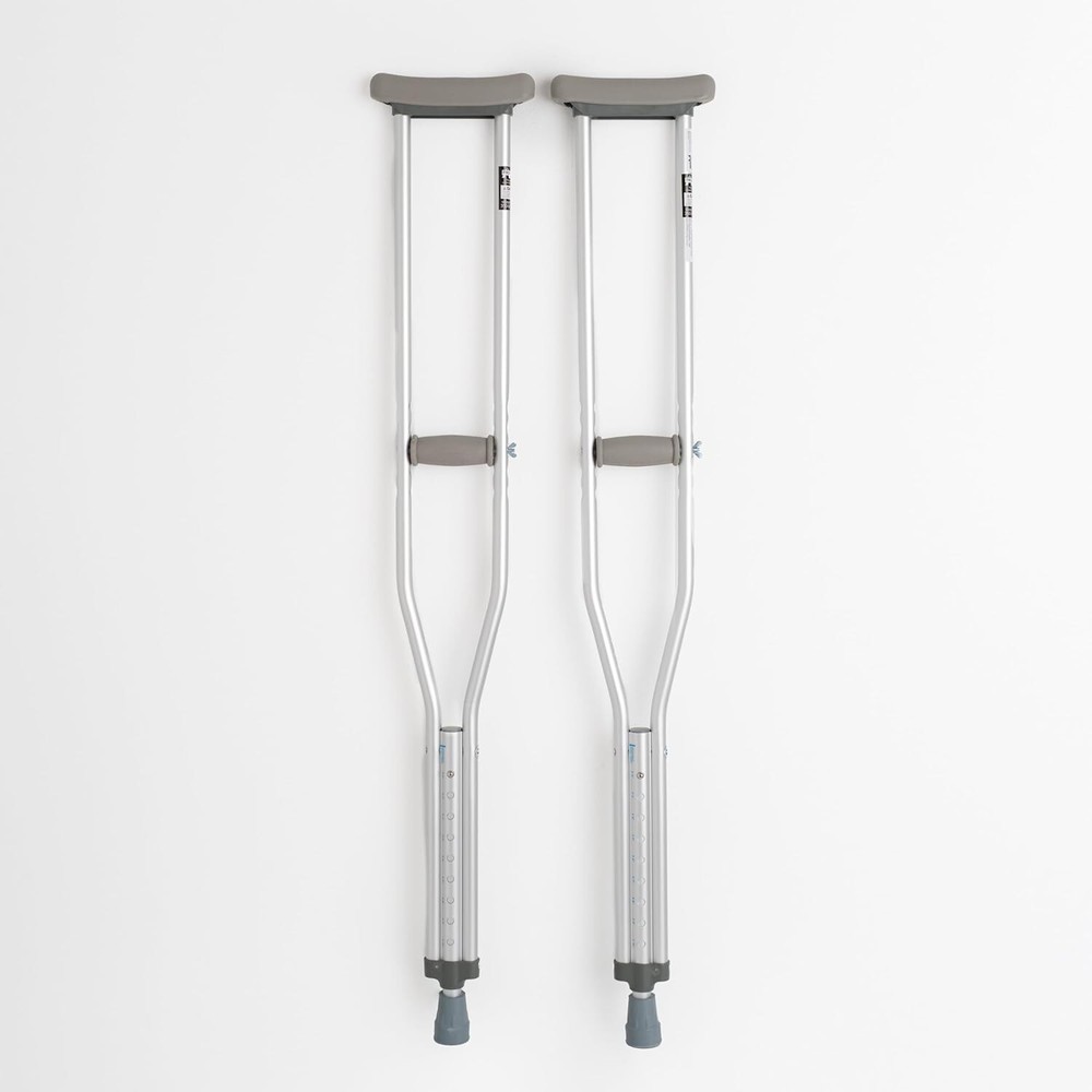 Lightweight Aluminum Underarm Crutches (Adults 5’2″ – 5’10“) – 350 pounds
