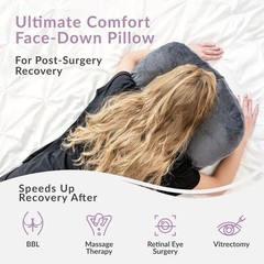 Massage Face Cradle Headrest Pillow Face Down Spa Table Memory Foam Prone NEW