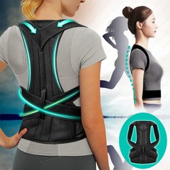 Back Posture Corrector Adjustable Brace Clavicle Support Upper Lower Back Belt