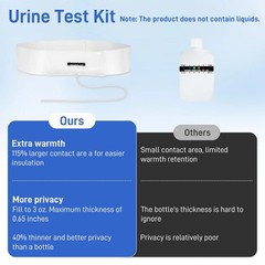 Upgraded Urine Belt with 2-4 oz Concealed Sample Bag, Includes 10 Temperature St