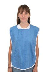 Adult Bibs Eating Washable Reusable Clothing Protector Adjustable Closure~NEW~
