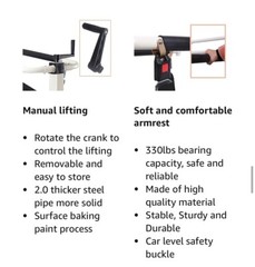 Patient Lift Wheelchair for Home Transfer Chair for Caregivers Elderly Living