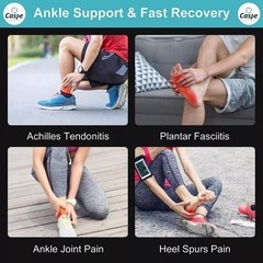 Ankle Brace Support Compression Sleeve Plantar Fasciitis Pain Relief Foot Wrap