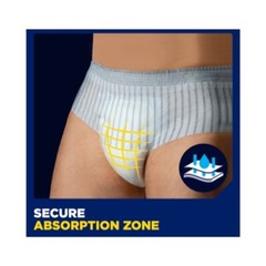 TENA Men Super Plus Incontinence Protective Underwear S/M 16 Count – Pack of 4