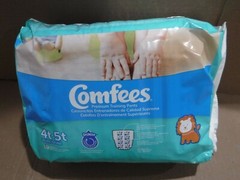 ( 6 X 19) COMFEES PREMIUM TRAINING PANTS 4t-5t-38+LBS 19 COUNT EACH.