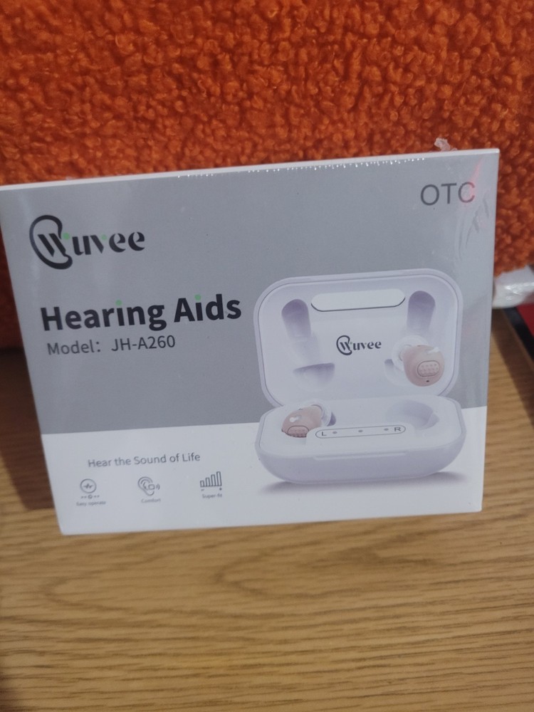 Wuvee JH-A260 Hearing Aid Rechargeable Both Ears With Charging Case RoHS Adult