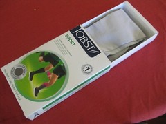 Jobst Sport Active Medical Compression Stockings – X-Lge, White, 20-30mmHg
