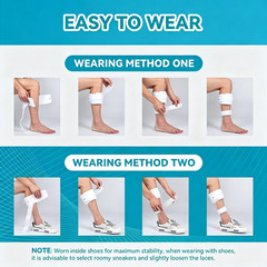 Drop Foot Brace – AFO Splint – Ankle Foot Orthosis Support for Walking with Shoe
