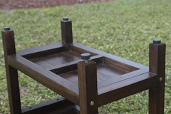 Eleganto 30″ Waterproof Teak Shower Bench – Safe Storage & Stylish Organization