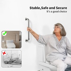 Stainless Steel Grab Bar Bathroom Safety Handicap Shower Tub Handle Support Lot