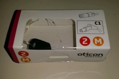 HEARING AID SPEAKER UNIT ~ MEDIUM C1 ~ Size 2 ~ RIGHT Side ~ BNIB