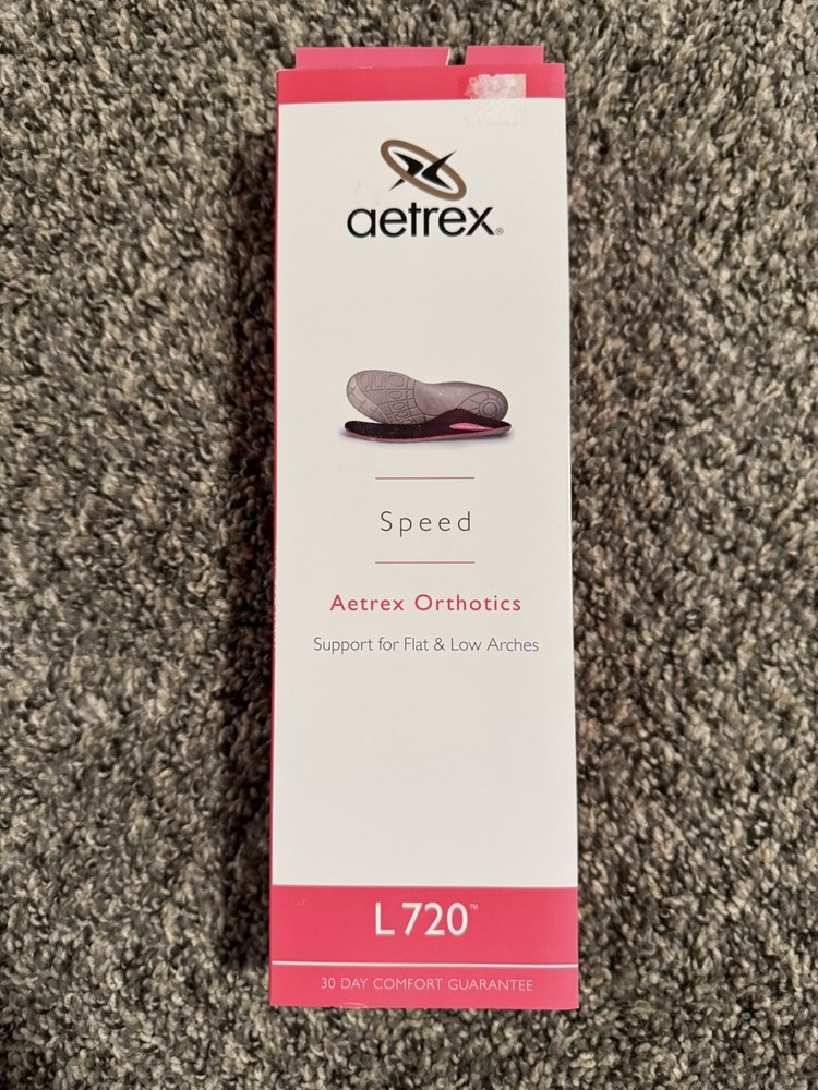 NEW Aetrex Women’s L720 Speed Orthotics Support For Flat And Low Arches Size 6