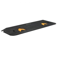 Upgraded Rubber Threshold Ramp 1 Rise Wheelchair Ramp Doorway Natural
