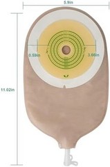 20PCS Urostomy Bags,One-Piece Drainable Pouches with Measure Card for Ileosto…