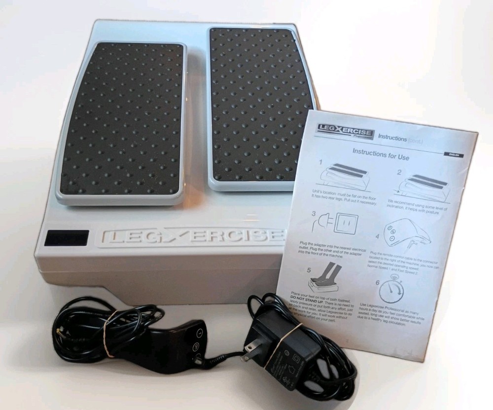 LegXercise Pro Leg Exerciser with Power Adapter & Remote TESTED Model LEGX-012