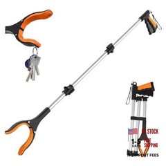 43″ Heavy Grabber Tool Industrial Pick Up Stick Hand Grip Reach Trash Reacher