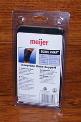 Meijer Neoprene Knee Support Large-Extra Large Black Knee Brace **NEW**