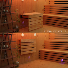 Extra Large Folding Wall Mounted Shower Seat Handmade Premium Teak Wood