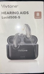 Vivtone Lucid508-S OTC Rechargeable Hearing Aids 8 Channels Silver New Sealed