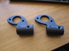 Ki Mobility Ethos Wheelchair Anti-Tip Tube Receivers Mounts OEM Wheelie Bars