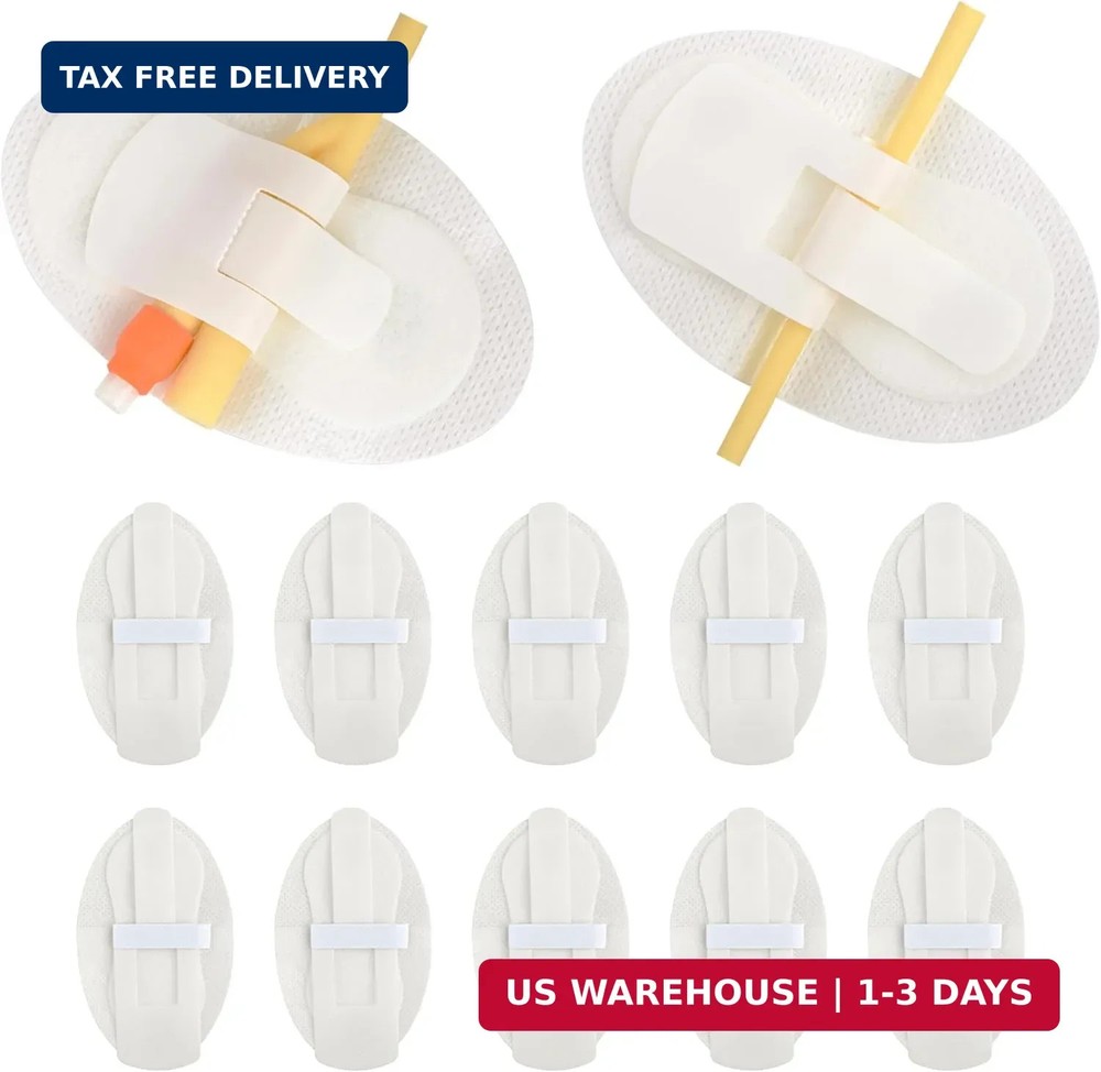 10Pcs Foley Catheter Stabilization Device, Urinary Leg Bag Catheter Tube Holder,