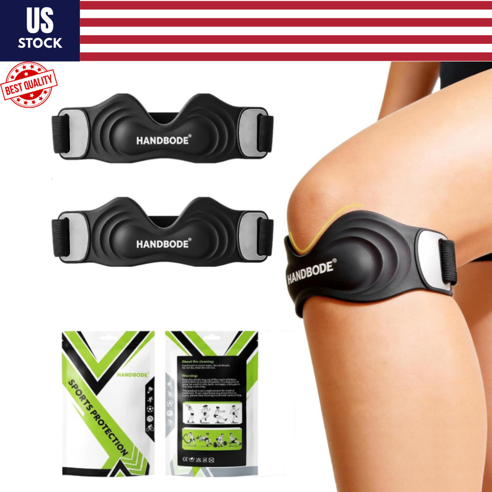 2 Pack Patellar Tendon Knee Strap Brace Adjustable Patella Support Non Slip