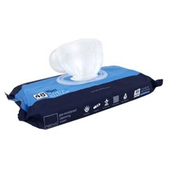 Abena Pre-Moistened Disposable Cleansing Wipes 3775 Pack of 48, Scented