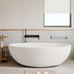 40CM Stainless Steel Grab Bar Bathroom Safety Handicap Shower Tub Handle Support
