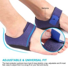1/2 Pairs Heel Cups Protector Plantar Fasciitis Socks Pads For Foot Support Pain