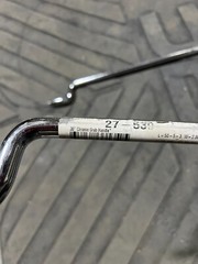 (QTY 2) Mill Supply 30″ Chrome Plated Steel Grab Handle 27-530
